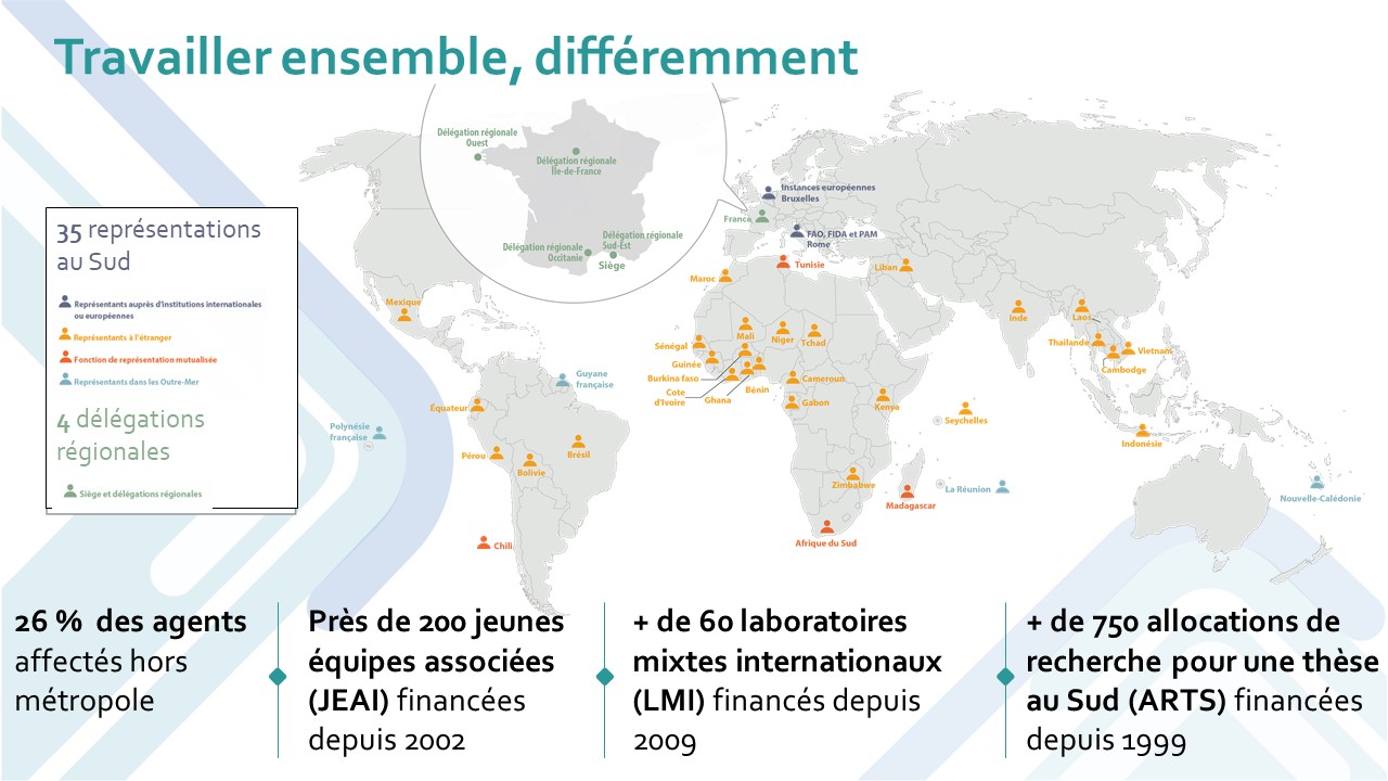 Infographie IRD implantation recherche interdisciplinaire