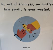 Affiche de classe sur les règles de vie en anglais