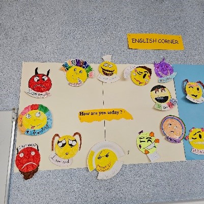Affiche de classe sur les humeurs en anglais