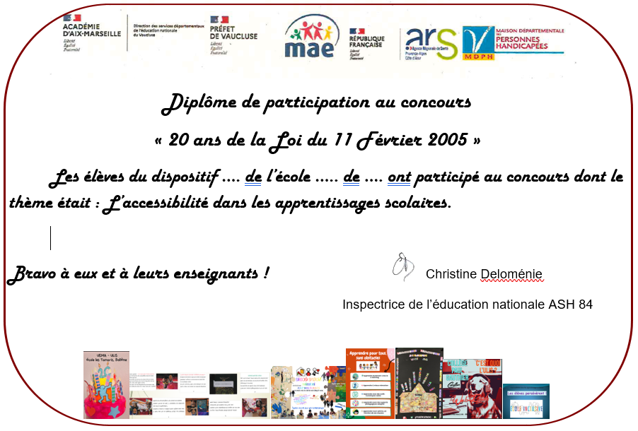Diplome participation