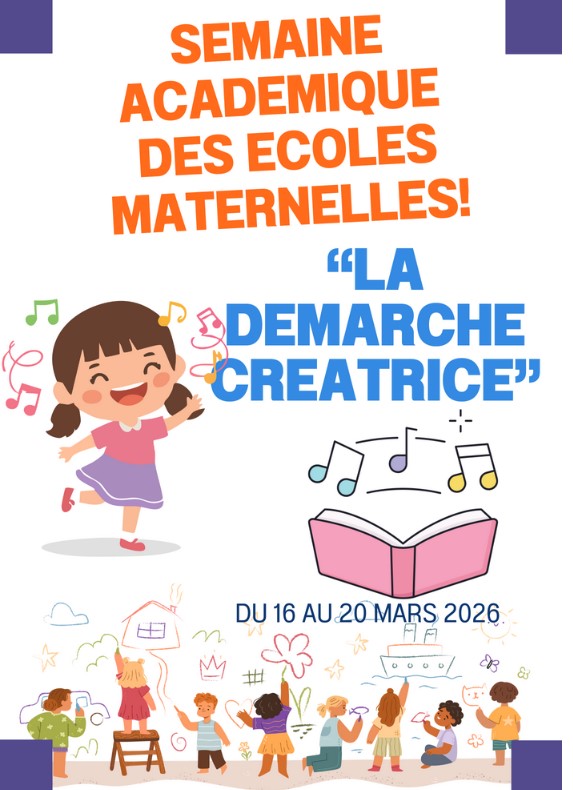 Semaine académique 2026 des ecoles maternelles