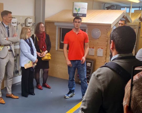 Présentation du chalet connecté en electricité