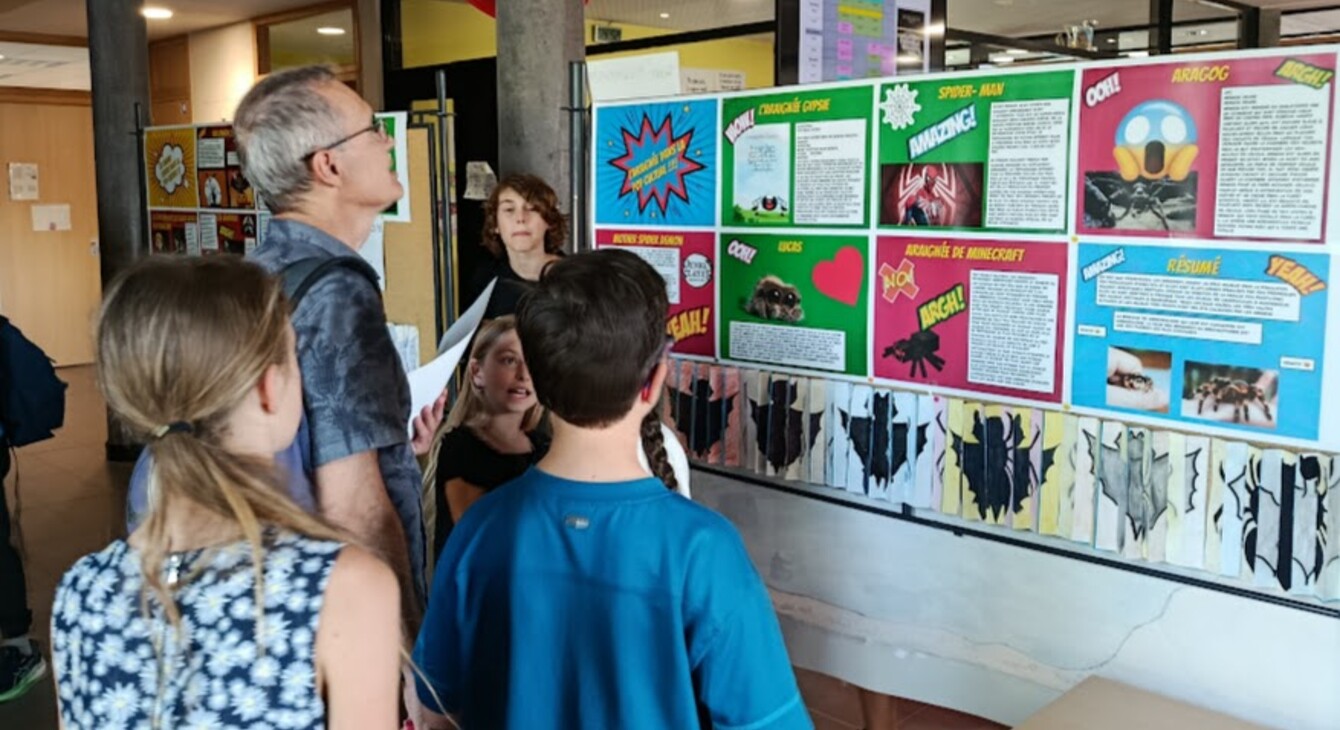 Atelier lors de la journée de la biodiversité au collège de La Bâtie Neuve le 29 mai 2026