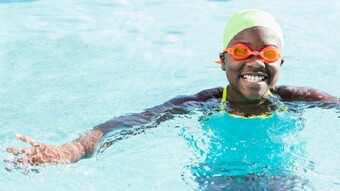 J'apprends à nager, aisance aquatique