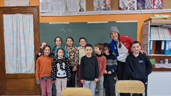 Rencontre des élèves avec Alizé Baron