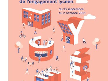 Affiche semaine engagement lycéen